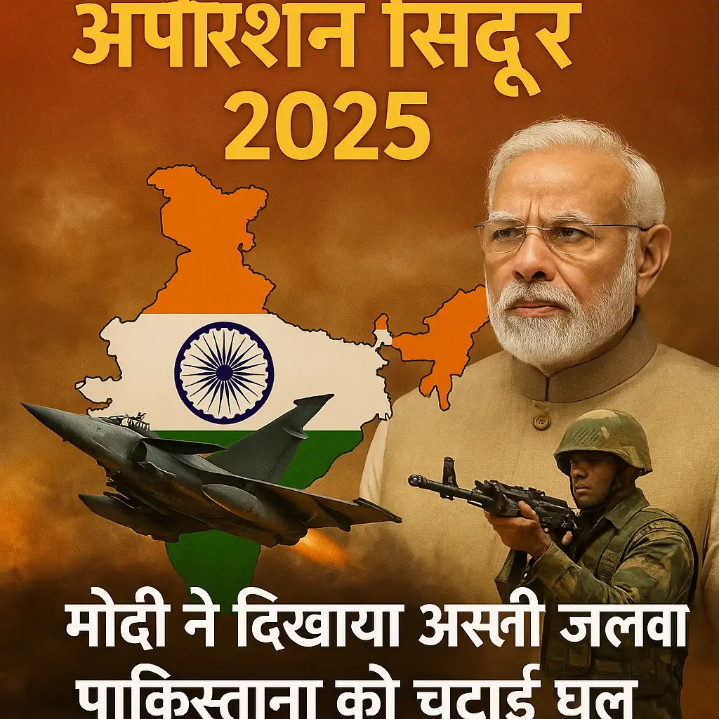 ऑपरेशन सिंदूर 2025: मोदी ने दिखाया असली जलवा