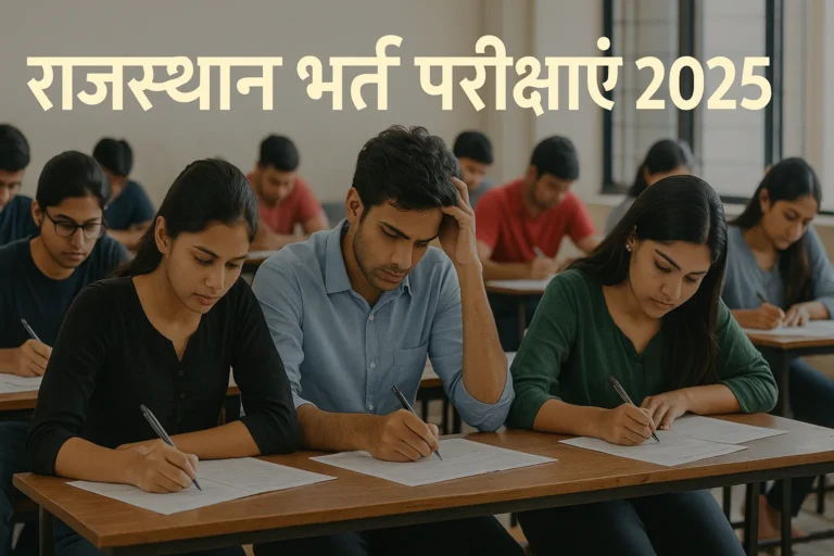 राजस्थान भर्ती परीक्षाएं 2025